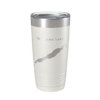 Williams Lake Map Tumbler Travel Mug Insulated Laser Engraved Coffee Cup Washington 20 oz-7