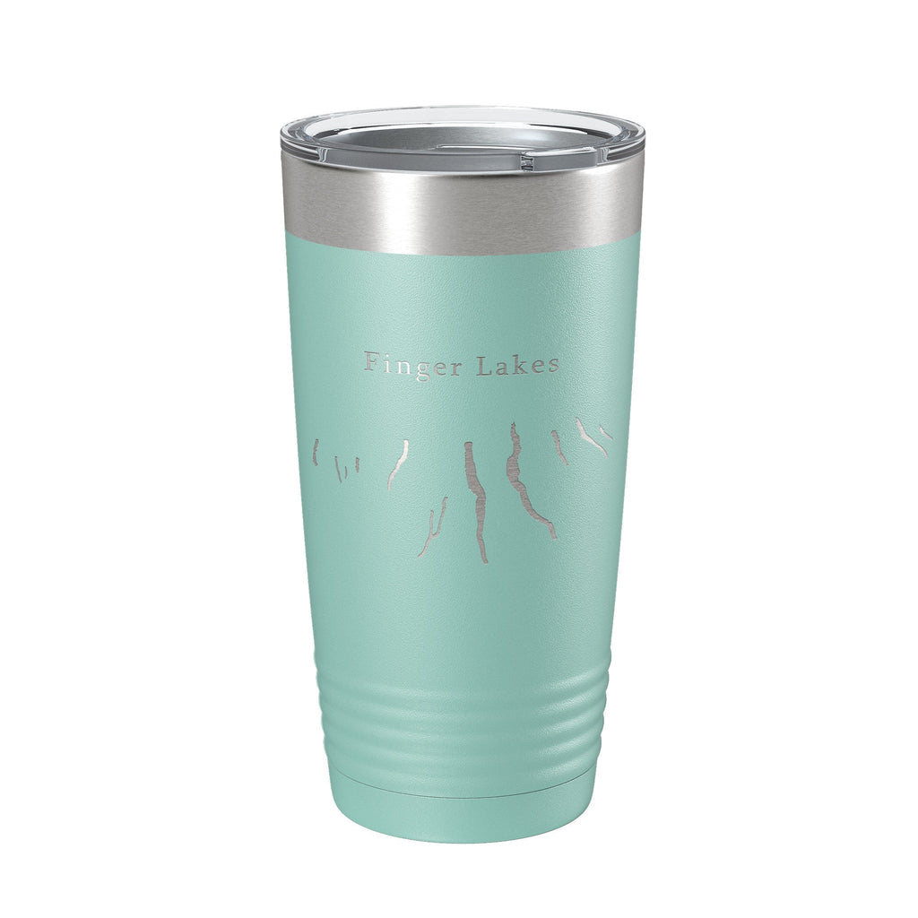 Finger Lakes Map Tumbler Travel Mug Insulated Laser Engraved Coffee Cup New York 20 oz-12
