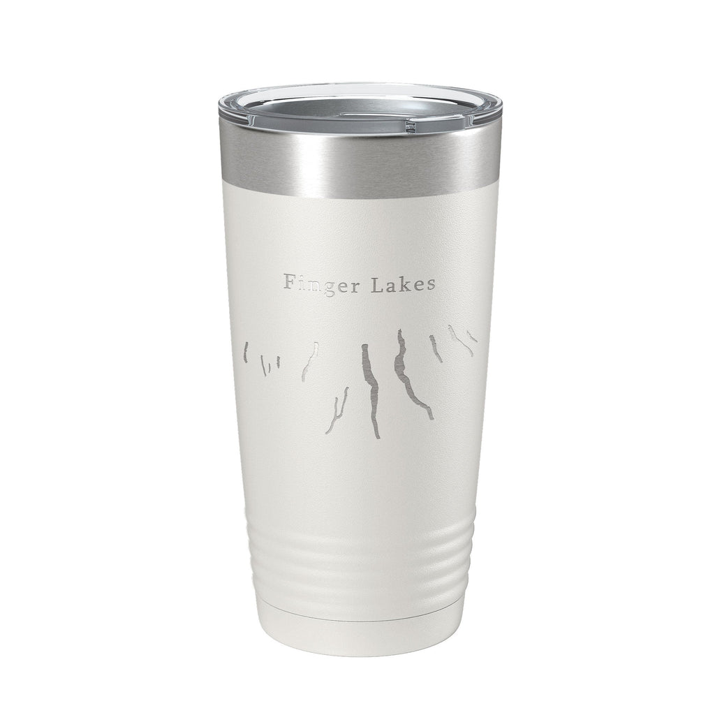 Finger Lakes Map Tumbler Travel Mug Insulated Laser Engraved Coffee Cup New York 20 oz-7