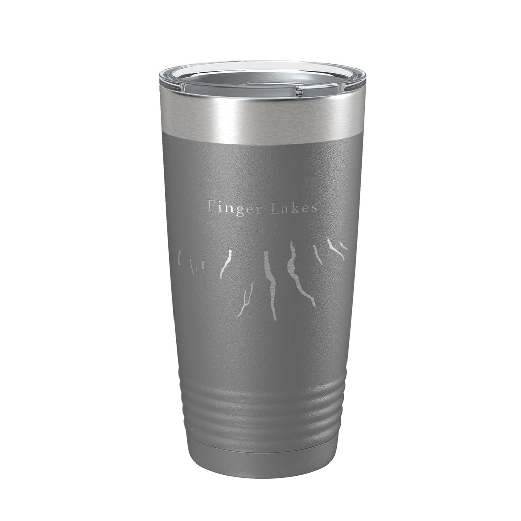 Finger Lakes Map Tumbler Travel Mug Insulated Laser Engraved Coffee Cup New York 20 oz-16