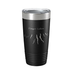Finger Lakes Map Tumbler Travel Mug Insulated Laser Engraved Coffee Cup New York 20 oz-5