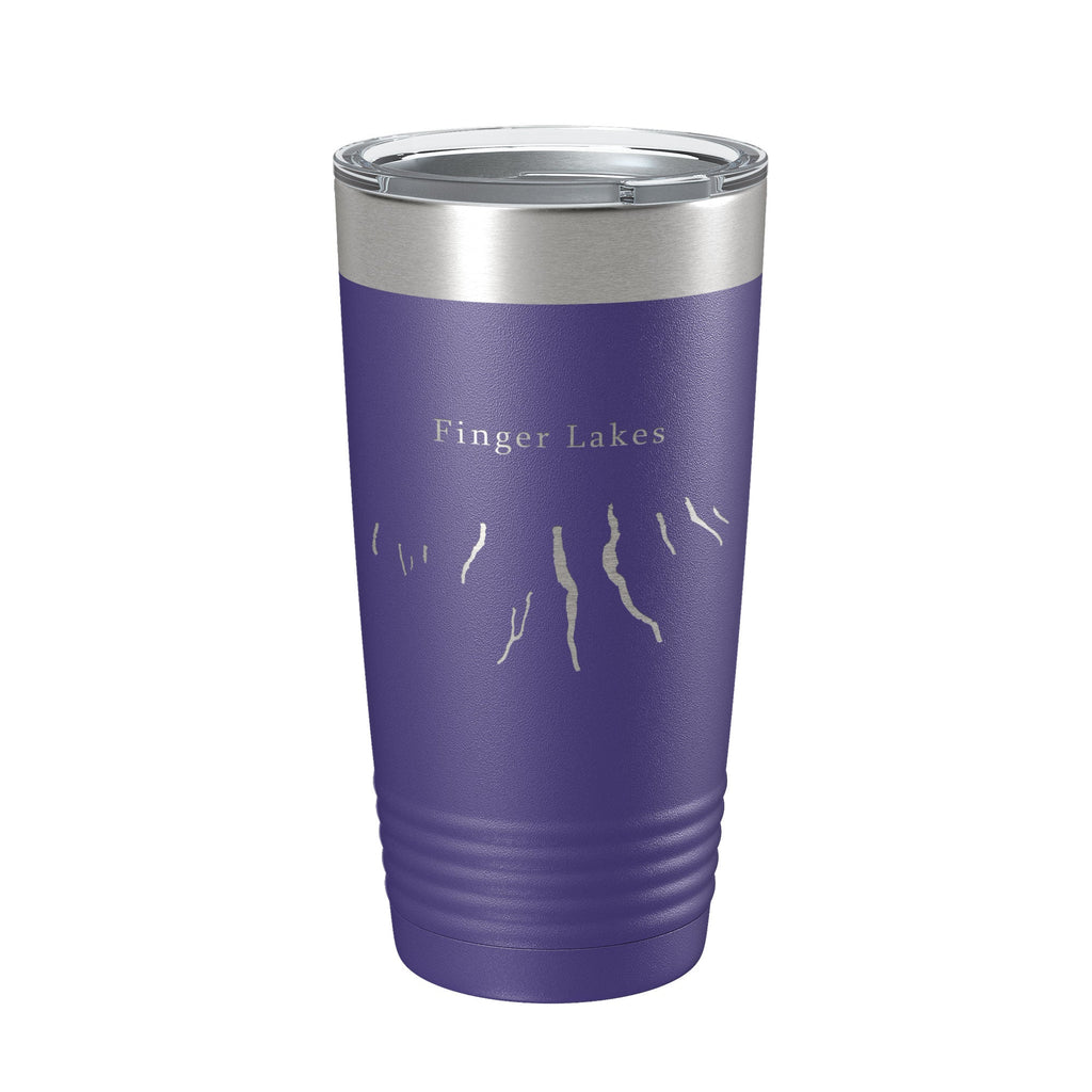 Finger Lakes Map Tumbler Travel Mug Insulated Laser Engraved Coffee Cup New York 20 oz-15