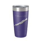 Williams Lake Map Tumbler Travel Mug Insulated Laser Engraved Coffee Cup Washington 20 oz-15
