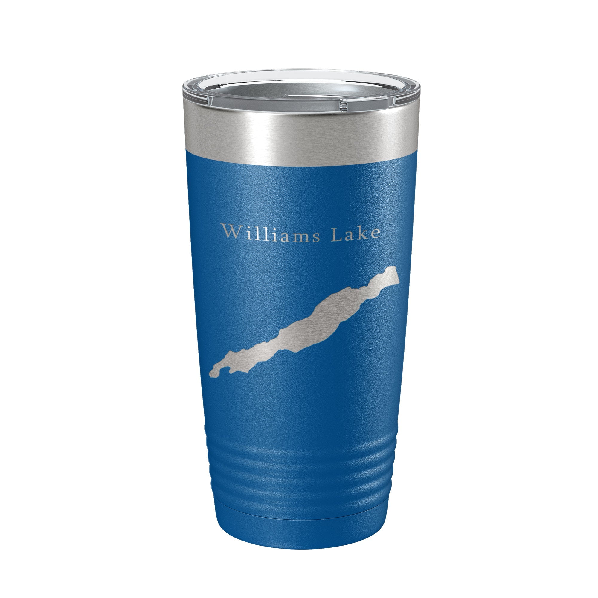 Williams Lake Map Tumbler Travel Mug Insulated Laser Engraved Coffee Cup Washington 20 oz-6