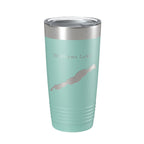 Williams Lake Map Tumbler Travel Mug Insulated Laser Engraved Coffee Cup Washington 20 oz-12