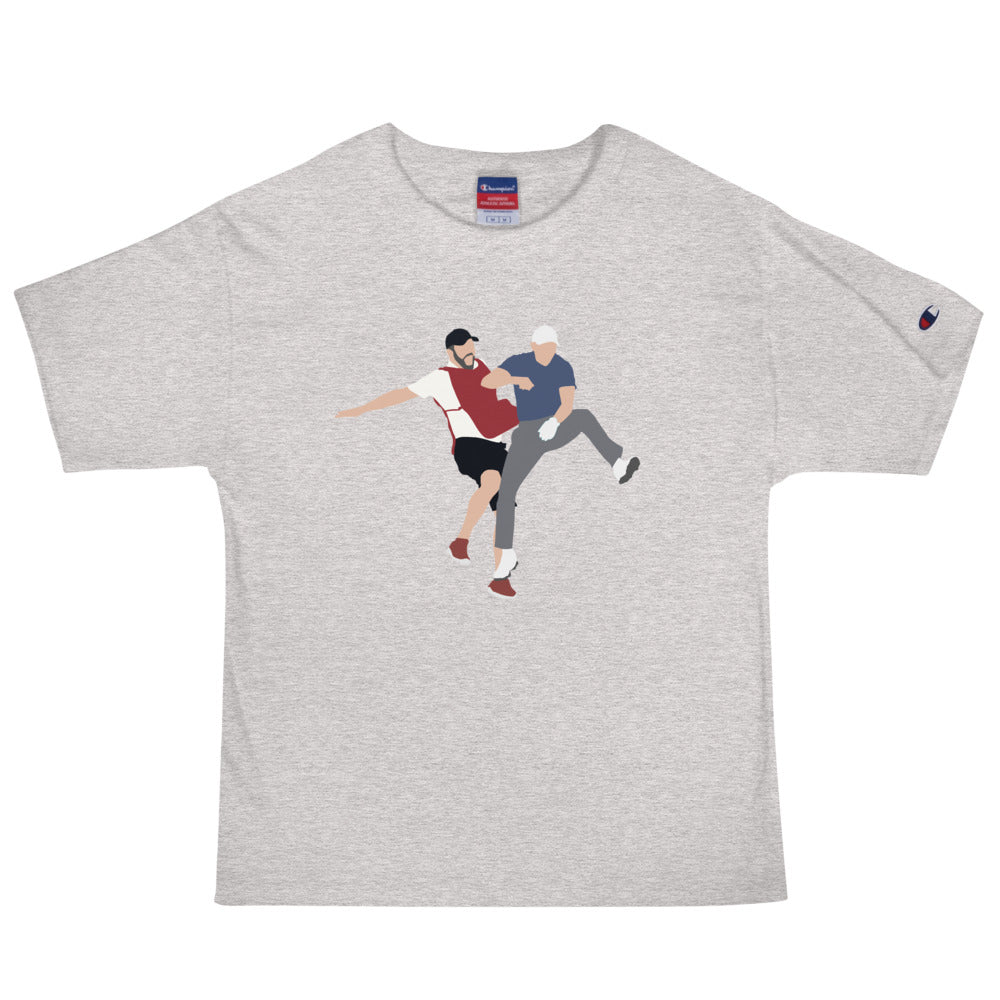 Jordan and Mike Jump Champion T-Shirt-0